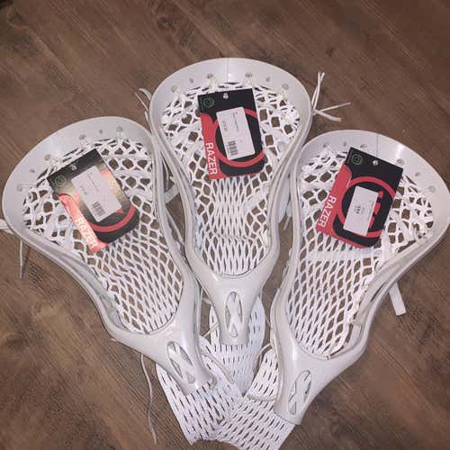 White New Attack & Midfield Strung Razer X Head