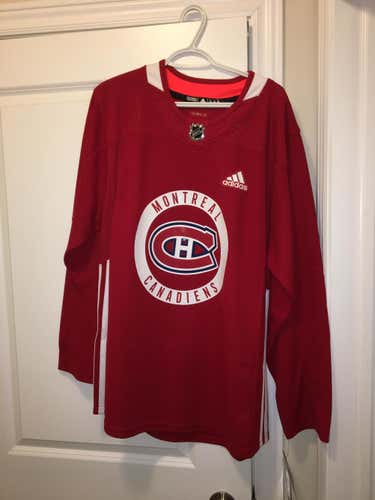 Montreal Canadiens Adidas Practice Jersey Brand New Size 52 BNWT