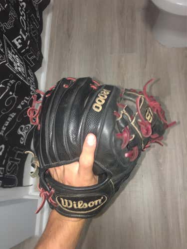 Black Used Infield A2000 11.25" Baseball Glove