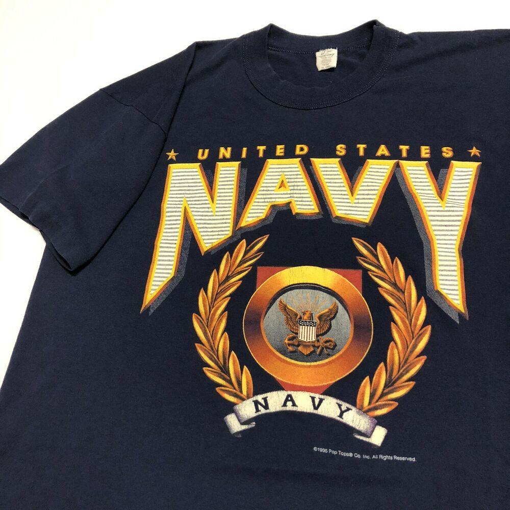 Vintage 90s United States Navy T-shirt Size XL