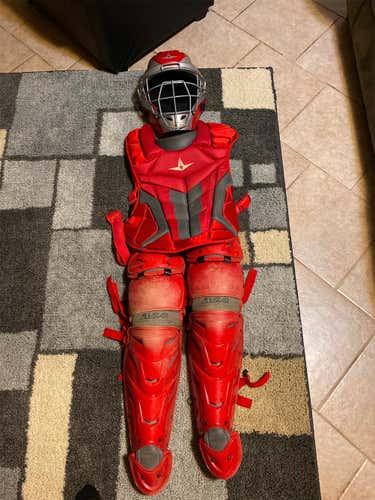 Adult All Star System 7 Combo Catcher's Set