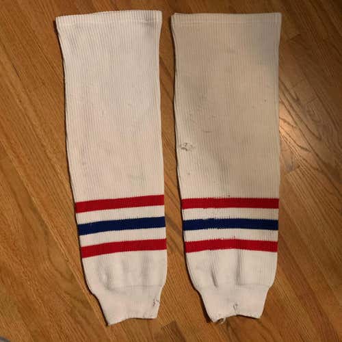NJ Colonials White Hockey Socks
