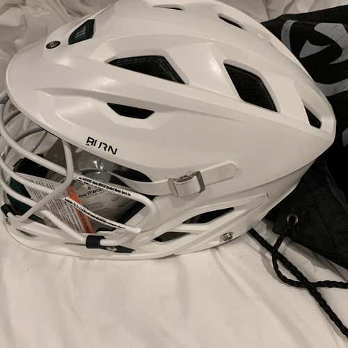 White Adult Warrior Burn Helmet