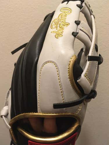White Kid Pitch (9YO-13YO) Outfield Encore 12.25" Baseball Glove
