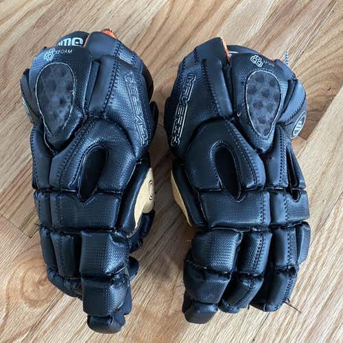 Black Used Player's Maverik Rome 13" Lacrosse Gloves