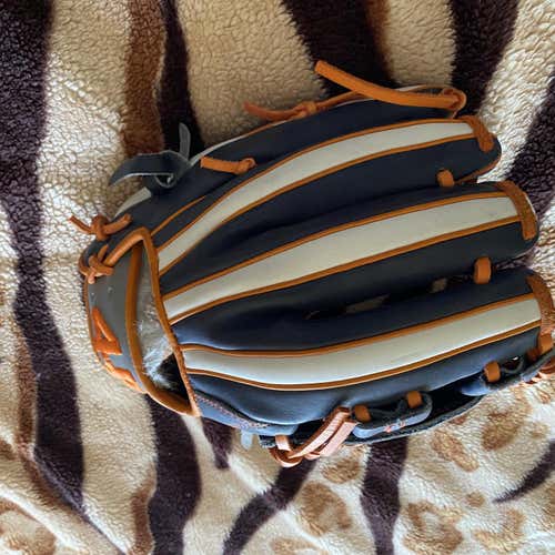 Blue Kid Pitch (9YO-13YO) Infield Signiture Series 11.5" Baseball Glove