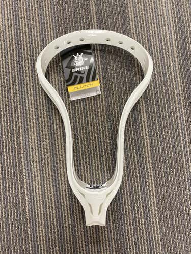 White Attack & Midfield Brine Unstrung Clutch Head, old spec does not meet current NCAA or NFHS regs