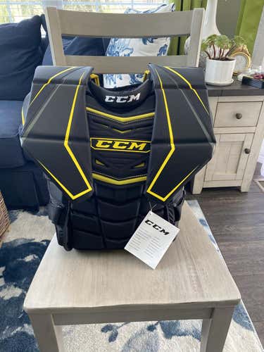 New Intermediate Small CCM Premier R1.9 Chest and Arm Protector Goalie Chest Protector