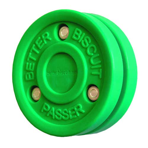 EZ Goal Better Biscuit Off-Ice Passing Training Puck - Light Green