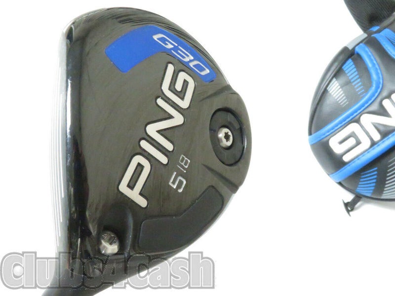 PING G30 Fairway 18* 5 Wood TFC 419 Regular Flex +Cover .. LEFT Near MINT