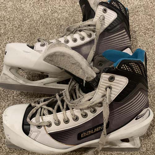 Senior Bauer Reactor 4000 Regular Width Size 11.5 Hockey Goalie Skates