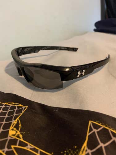 Black Unisex Youth Under Armour Nitro Sunglasses