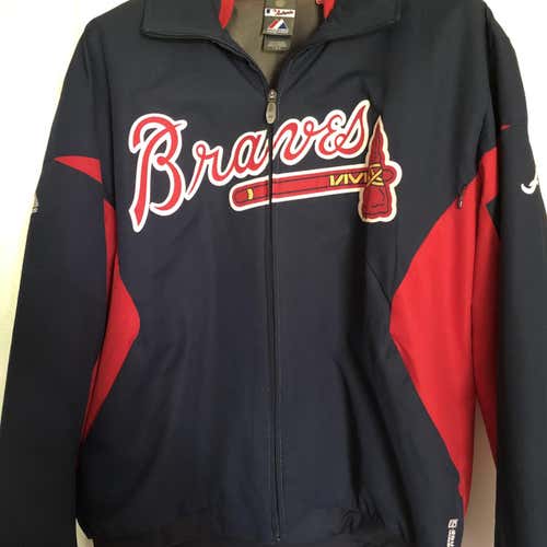 Majestic Thermabase Atlanta Braves Dugout Jacket