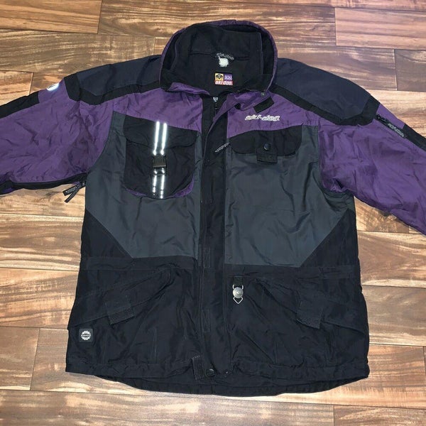 Vintage Ski-Doo 3-In-One Everest Bombardier Parka HEAVY Winter Jacket Sno Gear