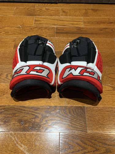 Black Used Senior CCM Pro Model Gloves 13"