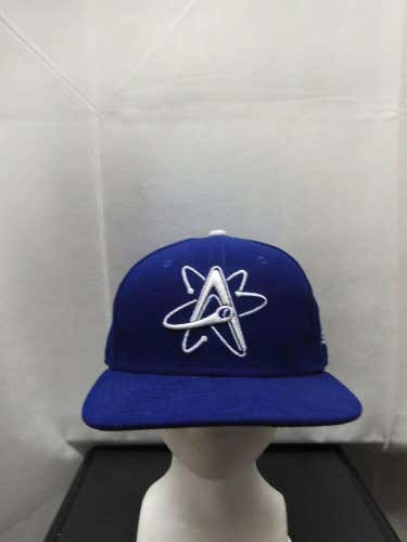 Game Used Albuquerque Isotopes Dodgerblue Game Used New Era 59Fifty Miguel Olivo