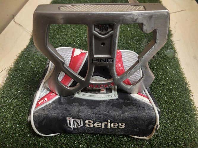 Ping In Series Wack-E Black Dot 35 Inch Golf Putter Superstroke w Headcover