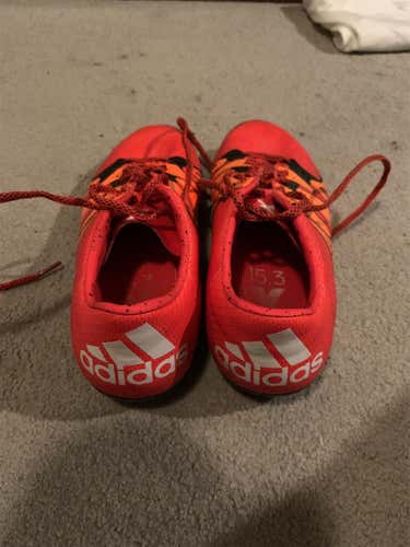 Orange Men's Size 11.5 (Women's 12.5) Adidas Cleats