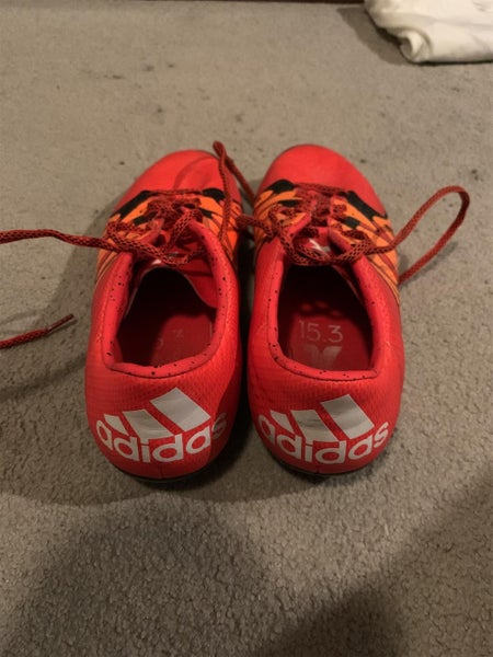 Orange Men's Size 11.5 (Women's 12.5) Adidas Cleats