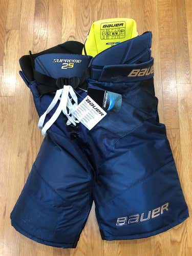 Blue Senior Medium Bauer Supreme 2S Hockey Pants