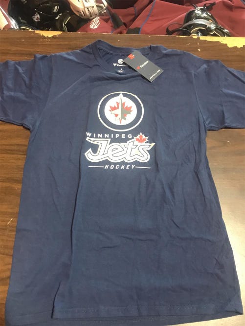 Blue Adult Small Fanatics Winnipeg Jets T Shirt