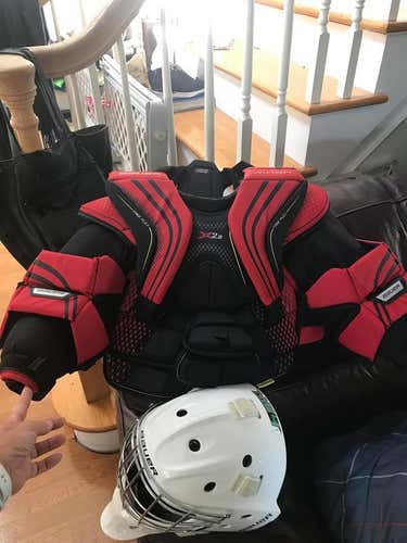 Junior Used Large Bauer Goalie Chest Protector