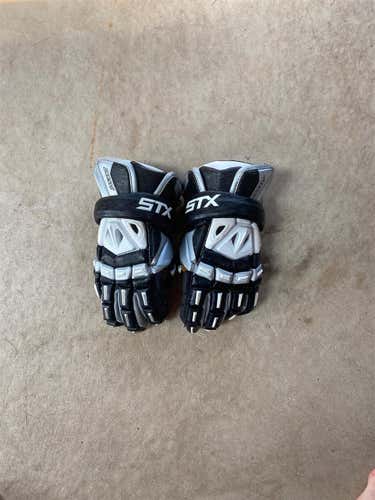 New STX Assault 13" Lacrosse Gloves (black/white)