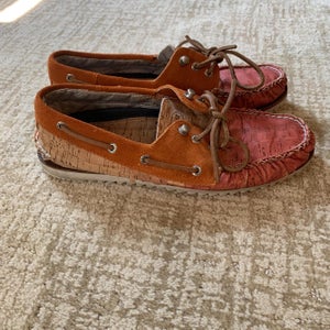 Sperry Topsider Cork Multicolor Boat Shoes Men's Size 9.5 (Women's 10.5)
