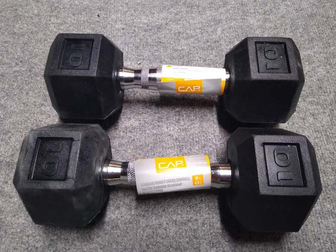 CAP 10 lb Hex Dumbbell Set (20 lbs total) - NEW!