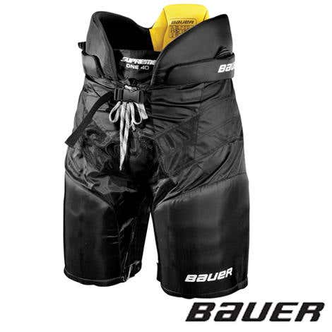 Black New Senior Large Bauer Supreme One40 Hockey Pants