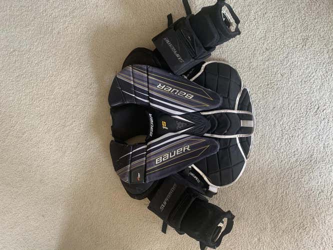 Used Senior Small Bauer Supreme 1S Goalie Chest Protector Pro Stock