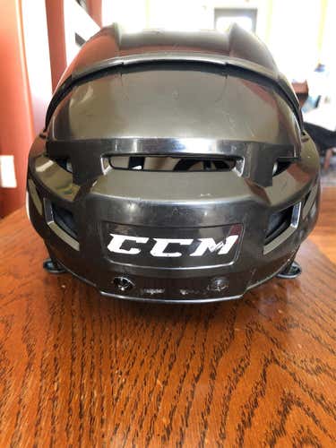 Black Used Large CCM Vector V08 Pro Stock Helmet