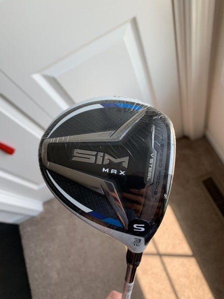 New Men's TaylorMade Right Handed Sim Max Fairway Wood Stiff Flex 3 Wood