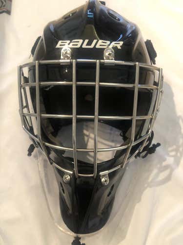 Bauer 940X Junior Certified Straight Bar Goalie Mask Used