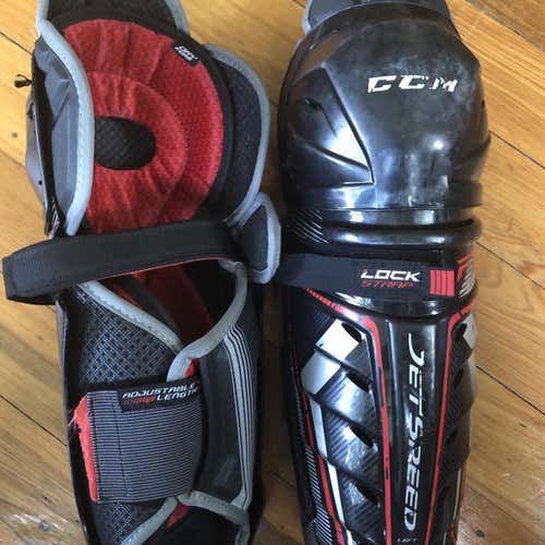 CCM JetSpeed FT390 Shin Pads - Senior Size 14