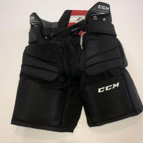 Black Junior Large CCM E2.5 Hockey Goalie Pants