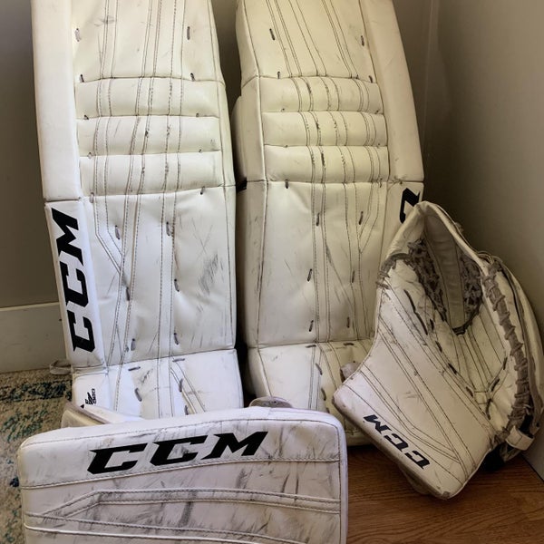 White Intermediate 30" Regular Extreme flex 860 Goalie Full Set