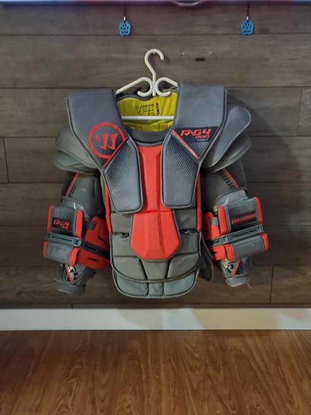 Used Senior Large Warrior Ritual G4 Goalie Chest Protector Pro Stock