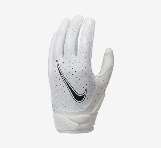 New Nike Vapor Jet 6.0 Gloves Adult M white