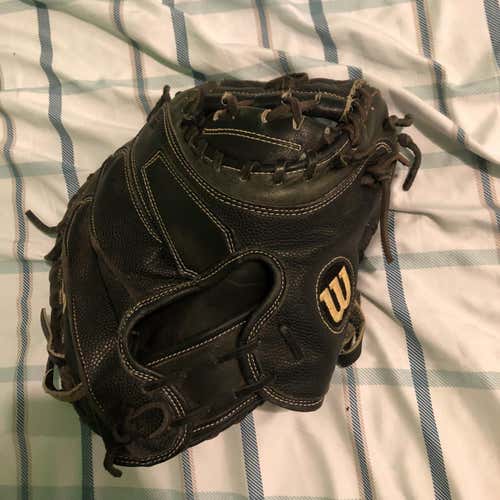 Black High School/College Catcher's A2000 Pudge 33.5" Baseball Glove