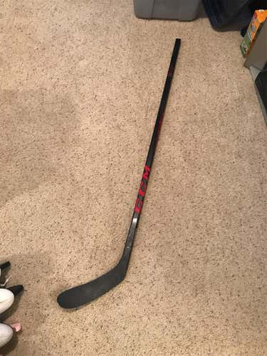 Used CCM Ribcor *RED* Hockey Stick 40 Flex
