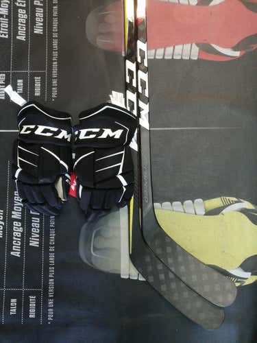 Package Deal for @Bt514 CCM Left Hand JetSpeed FT2 Team Hockey Stick Pro Stock