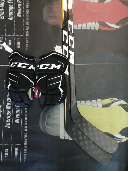 Package Deal for @Bt514 CCM Left Hand JetSpeed FT2 Team Hockey Stick Pro Stock