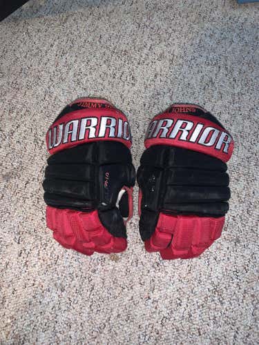 UsedBlack Senior Warrior Alpha 13" Jimmy JohnsPro Stock Gloves
