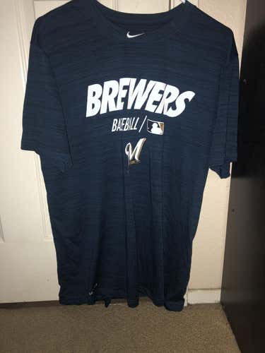 2 Brewers Nike Pro Dri-Fit