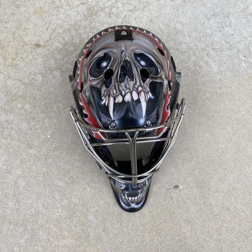 Black Senior Bauer Profile 960 Pro Stock Goalie Mask