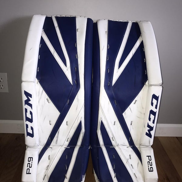 Blue Intermediate 31" CCM Premier P2.9 Goalie Leg Pads