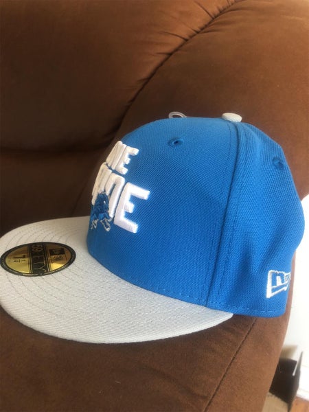 Detroit Lions Reebok Team Apparel NFL Fitted Hat Cap Size 7 1/2 Satin Lined  | SidelineSwap