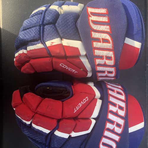 Blue Senior Warrior Covert QRL3 15" Pro Stock Gloves