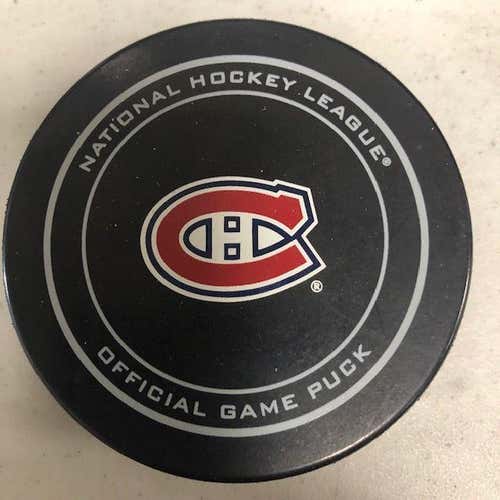 Montreal Canadiens Official Game Puck NEW
